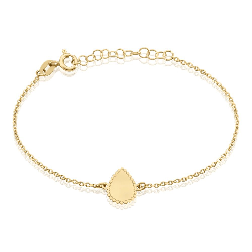 Bracelet Nehemiah Plaque Or Oxyde De Zirconium - Bracelets fantaisie Femme | Marc Orian