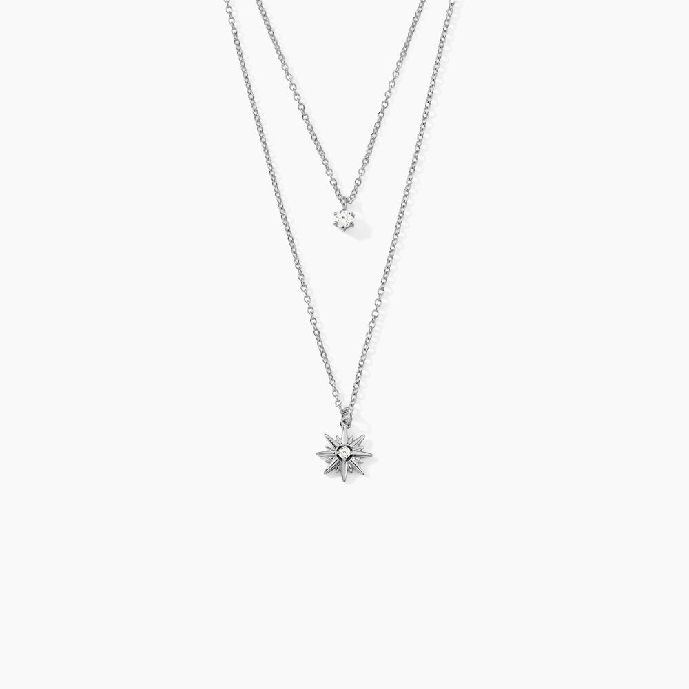 Collier Shone Argent Oxyde De Zirconium - Colliers multirangs Femme | Marc Orian