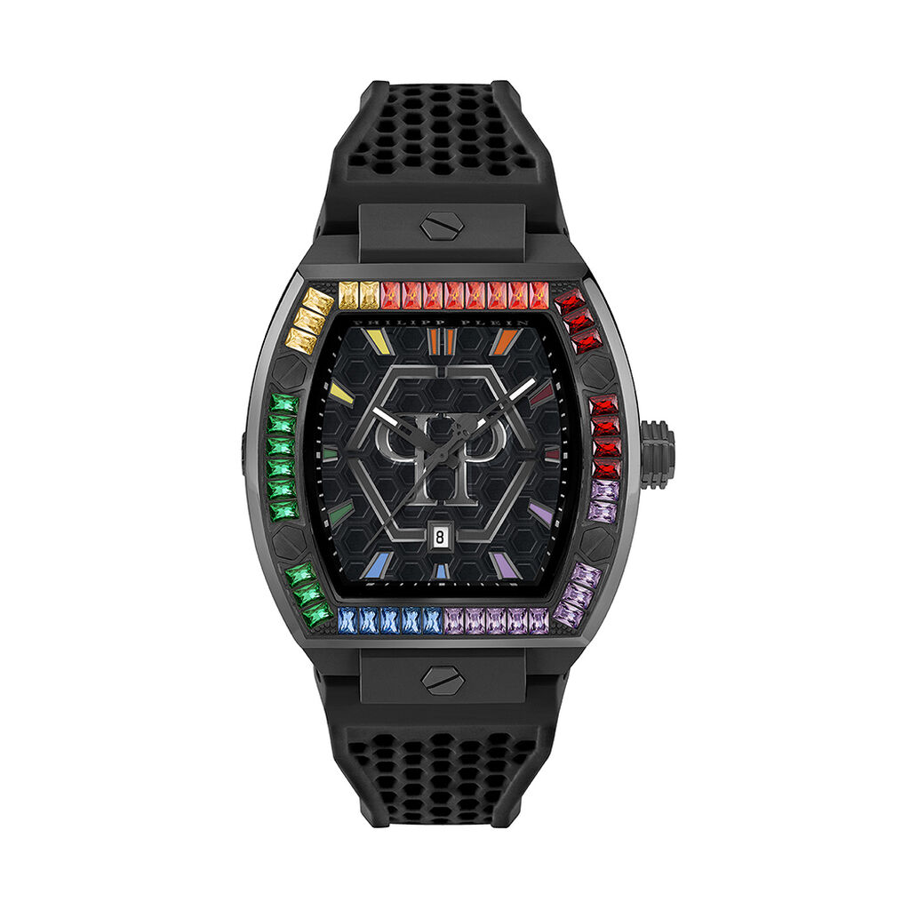 Montre Philipp Plein The Hexagon Phantom Noir - Montres étanches Homme | Marc Orian