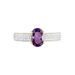 Bague Solitaire Crista Or Jauneamethyste Et Oxyde - Bagues pierres fines Femme | Marc Orian