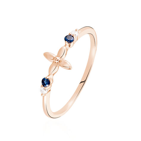 Bague Esia Argent Rose Oxyde De Zirconium - Bagues avec pierre Femme | Marc Orian