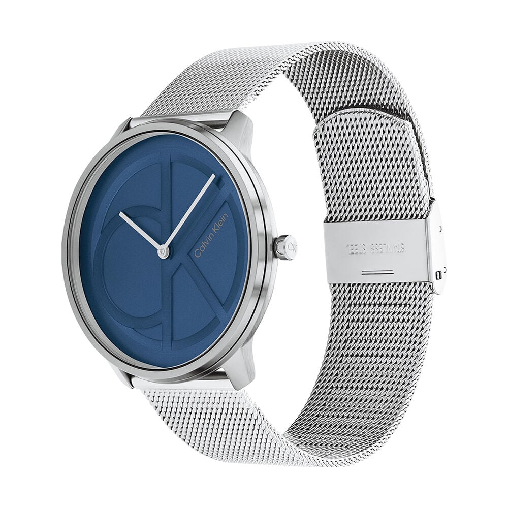 Montre Calvin Klein Iconic Mesh Bleu - Montres &eacute;tanches Femme | Marc Orian