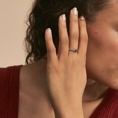 Bague Cassie Or Blanc Saphir Et Diamant - Bagues Solitaire Femme | Marc Orian