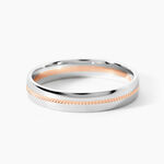 Alliance Or Bicolore Perle - Alliances duo Unisex | Marc Orian