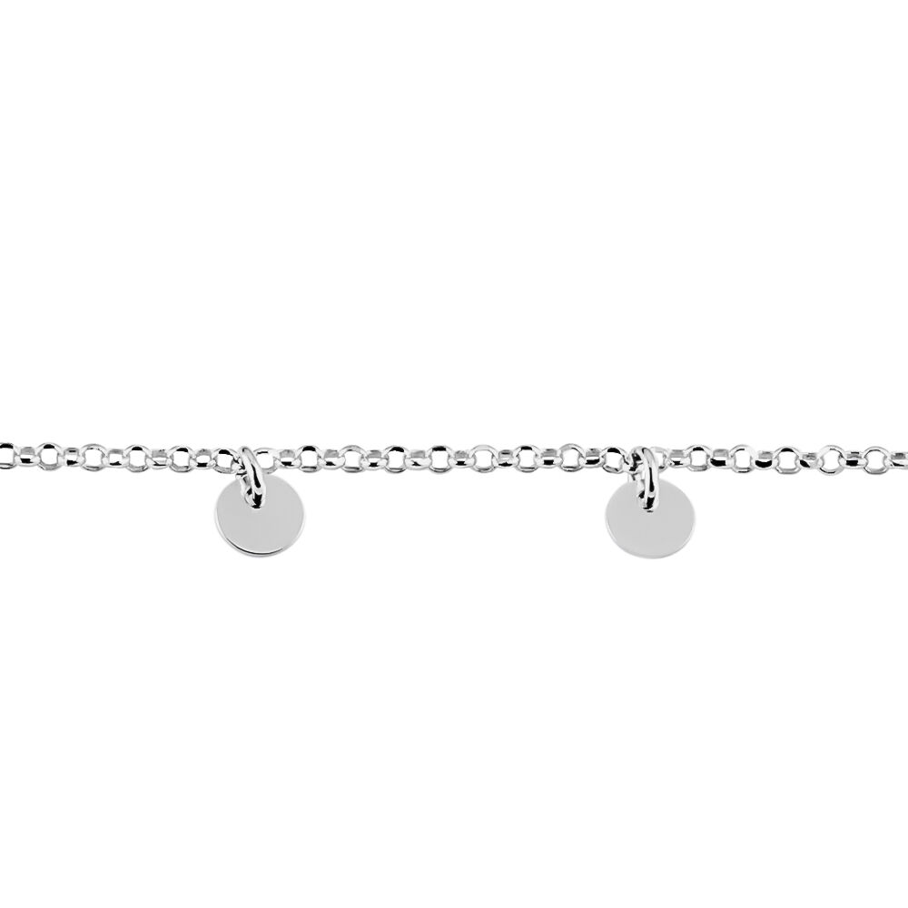 Bracelet Vera Argent Blanc - Bracelets Medailles Femme | Marc Orian