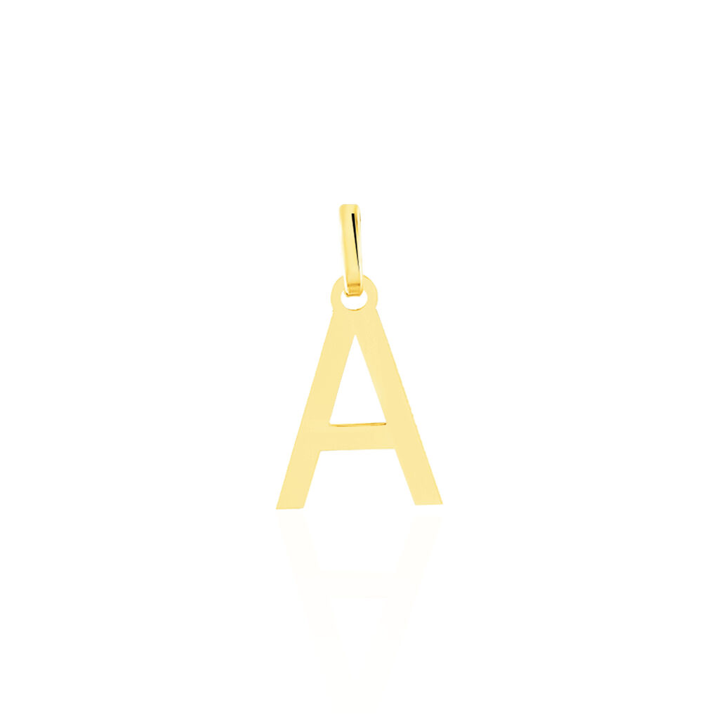 Pendentif Ionia Lettre Or Jaune - Pendentifs Famille | Marc Orian