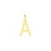 Pendentif Ionia Lettre Or Jaune - Pendentifs Famille | Marc Orian