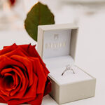 Solitaire Or Blanc Laurian Oxyde De Zirconium Blanc - Solitaires Femme | Marc Orian