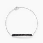 Bracelet Septima Argent Blanc Spinelle - Bracelets fantaisie Femme | Marc Orian