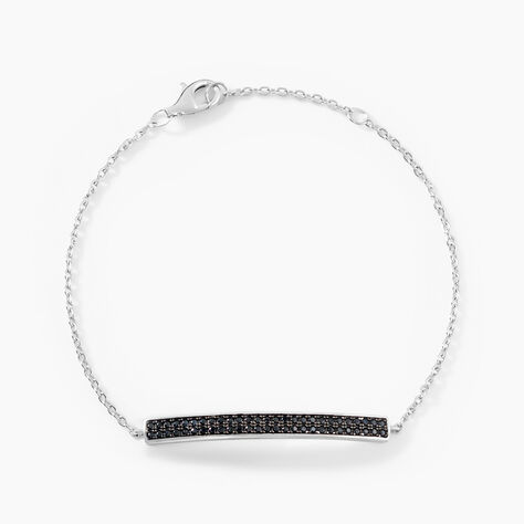 Bracelet Septima Argent Blanc Spinelle - Bracelets fantaisie Femme | Marc Orian