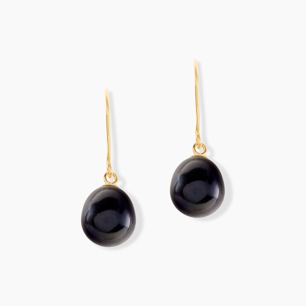Boucles D'oreilles Pendantes Severiane Or Jaune Perle De Culture - Boucles d'oreilles mariage Femme | Marc Orian