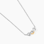 Collier Or Jaune Argent Blanc Oxyde De Zirconium - Colliers avec pierres Femme | Marc Orian