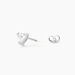 Boucles D'oreilles Puces Breana Argent Blanc Oxyde De Zirconium - Puces Femme | Marc Orian