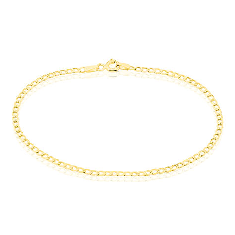 Bracelet Identit&eacute; Etheline Maille Gourmette Or Jaune - Bracelets mailles Enfant | Marc Orian