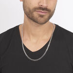 Cha&icirc;ne Casper Maille Gourmette Argent Blanc - Chaines Unisex | Marc Orian