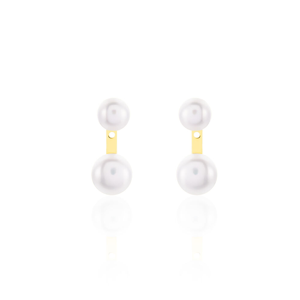 Bijoux D'oreilles Seona Or Jaune Perle De Culture - Piercings d'oreilles Femme | Marc Orian