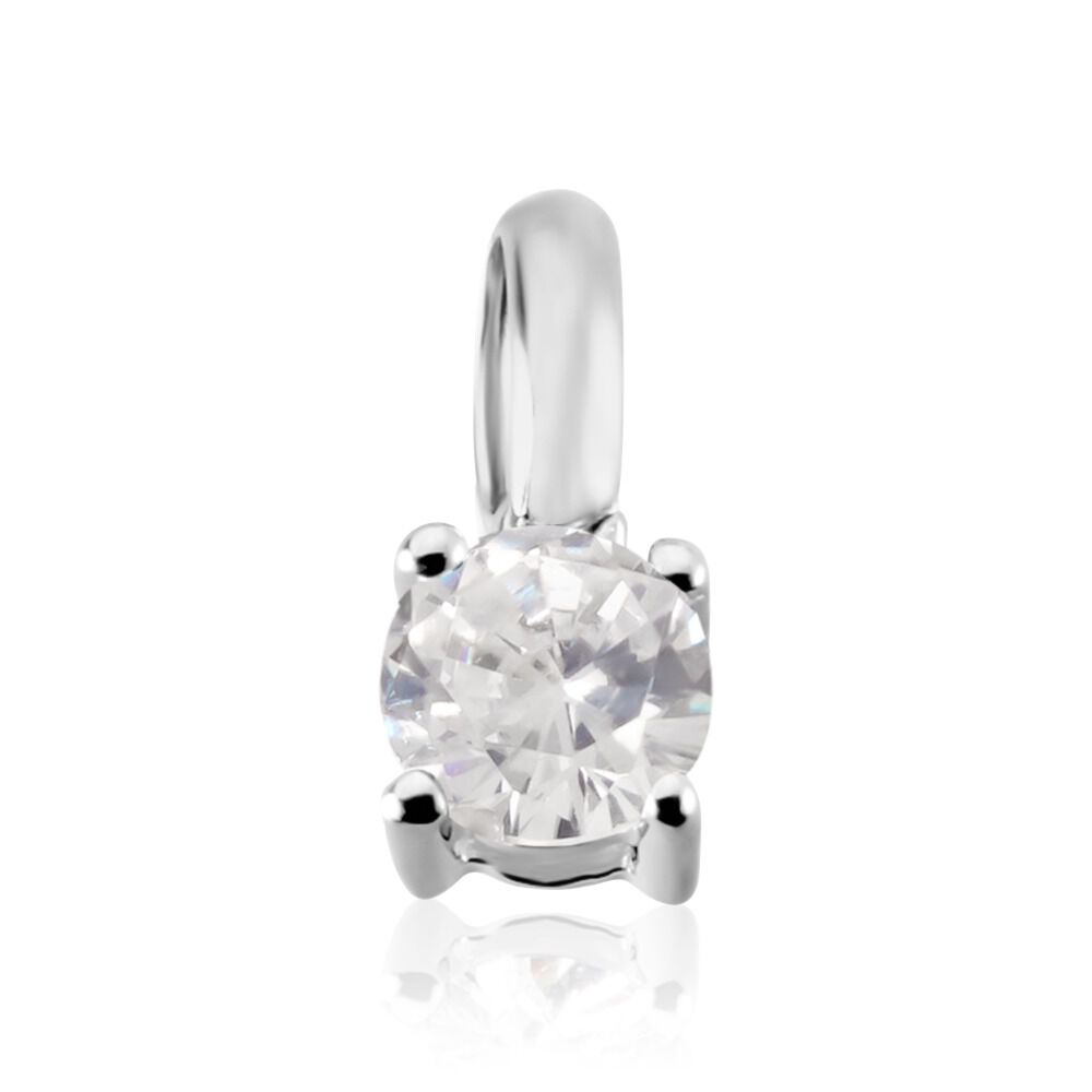 Pendentif Aphrodite Or Blanc Diamant - Parures de mariage Femme | Marc Orian