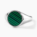 Chevali&egrave;re Argent Blanc Aileas Malachite - Chevali&egrave;res Homme | Marc Orian