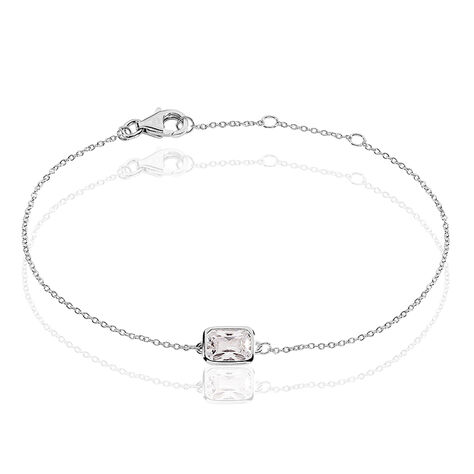 Bracelet Paulienne Argent Blanc Oxyde De Zirconium - Bracelets fantaisie Femme | Marc Orian