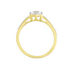 Bague Solitaire Or Jaune Telesphore Oxyde De Zirconium - Solitaires Femme | Marc Orian