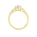Bague Solitaire Or Jaune Telesphore Oxyde De Zirconium - Solitaires Femme | Marc Orian