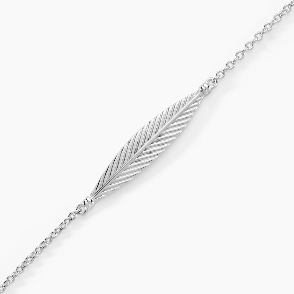 Bracelet Etta Argent Blanc - Bracelets chaînes Femme | Marc Orian