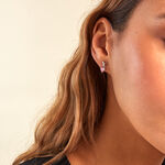 Boucles D'oreilles Puces Argent Blanc Avalon Oxyde De Zirconium - Puces Femme | Marc Orian