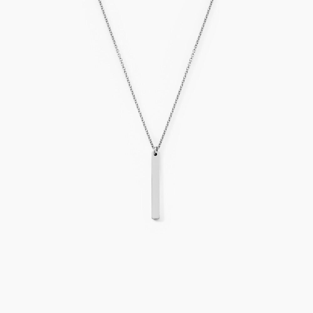 Collier Argent Blanc Fedor - Colliers fantaisie Homme | Marc Orian