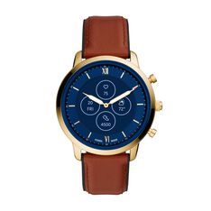 Montre Fossil Hybride Neutra Hybrid Hr Smartwatch Noir - Montres connectées Homme | Marc Orian