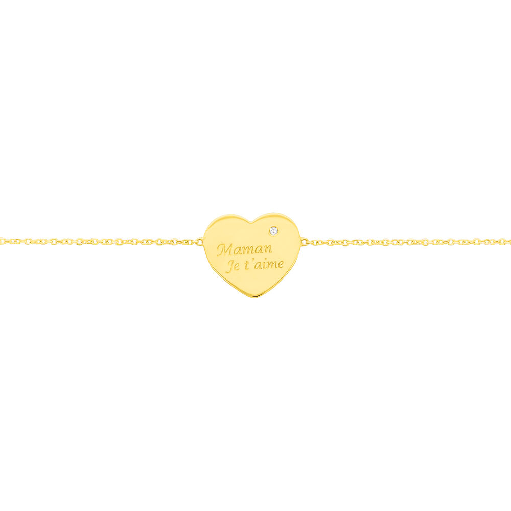 Bracelet Lynn Or Jaune Diamant - Bracelets cha&icirc;nes Femme | Marc Orian