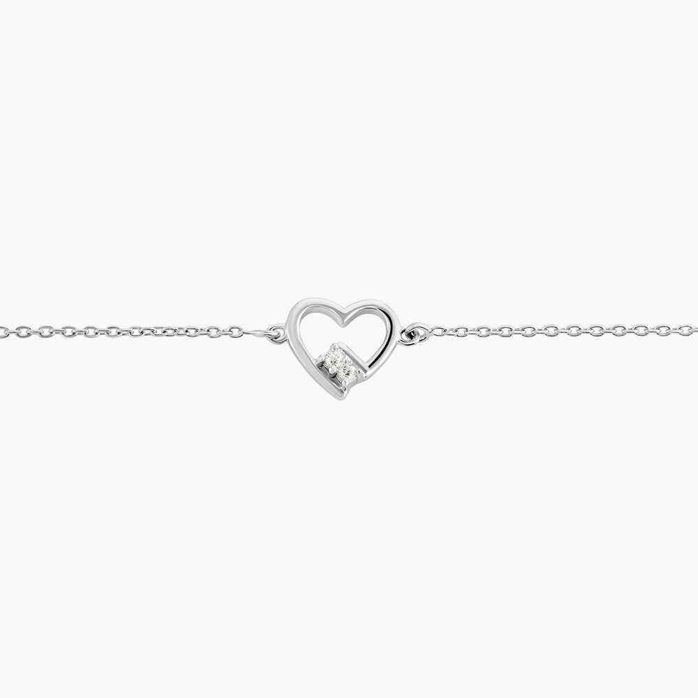 Bracelet Mahira Argent Blanc Oxyde De Zirconium - Bracelets chaînes Femme | Marc Orian