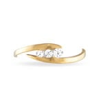 Bague Amandina Or Jaune Oxyde De Zirconium - Solitaires Femme | Marc Orian