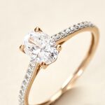 Bague Sorley Or Jaune Oxyde De Zirconium - Solitaires Femme | Marc Orian