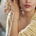 Bracelet Argent Blanc Merve - Bracelets Medailles Femme | Marc Orian