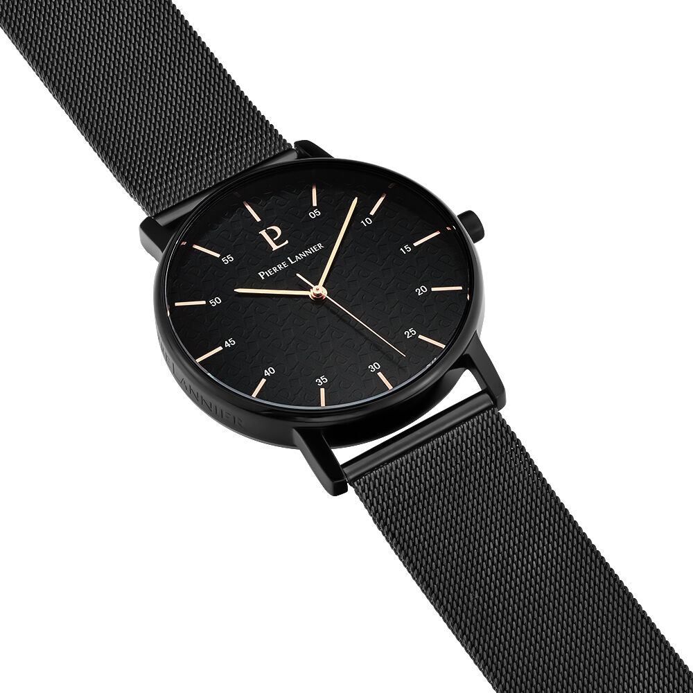 Montre Pierre Lannier Collection Cityline Noir - Montres &eacute;tanches Homme | Marc Orian