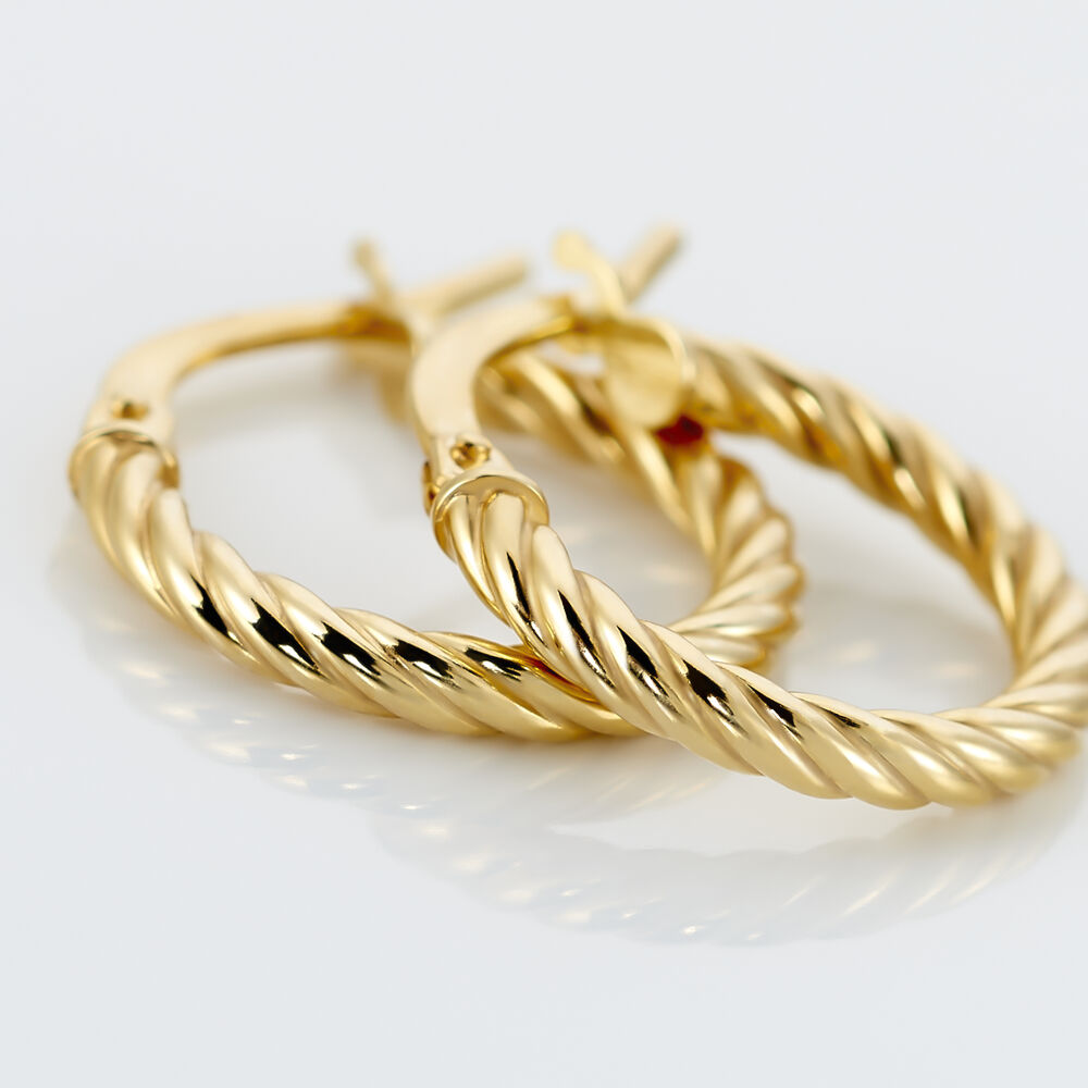 Cr&eacute;oles Bartimee Or Jaune - Cr&eacute;oles Femme | Marc Orian