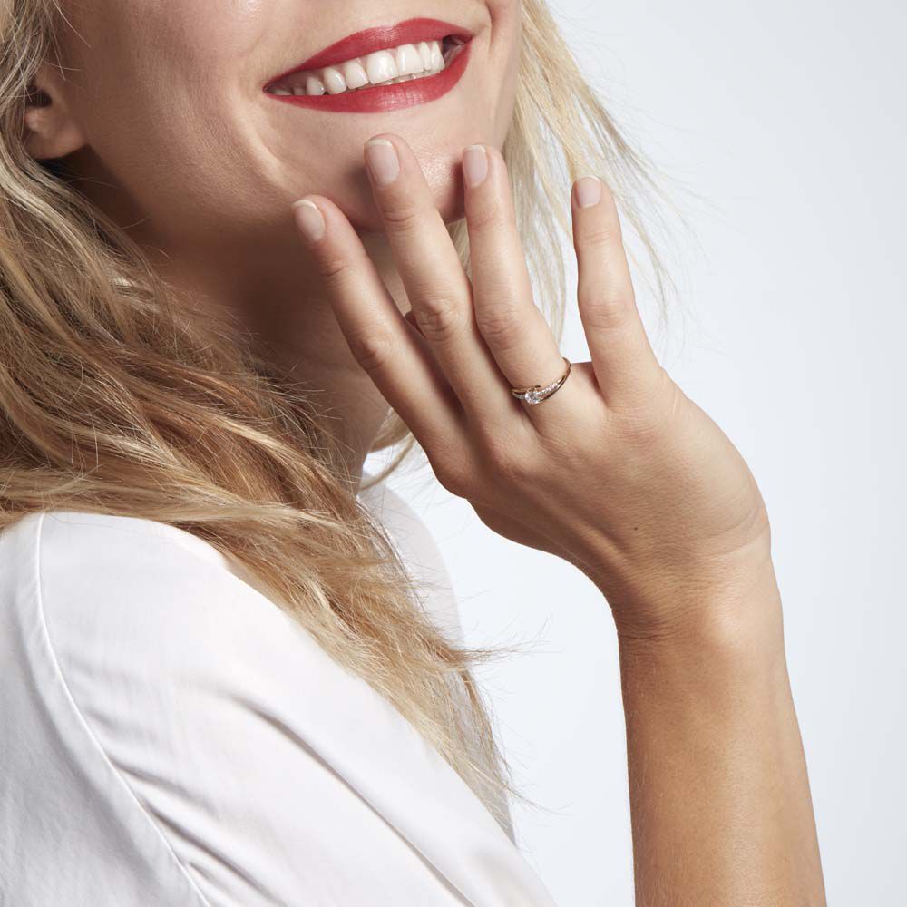Bague Simounia Or Jaune Diamant - Bagues pierres précieuses Femme | Marc Orian