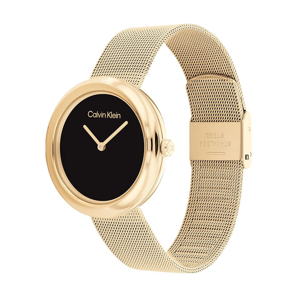 Montre Calvin Klein Twisted Bezel Noir - Montres &eacute;tanches Femme | Marc Orian