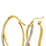 Cr&eacute;oles Micha Or Bicolore - Cr&eacute;oles Femme | Marc Orian