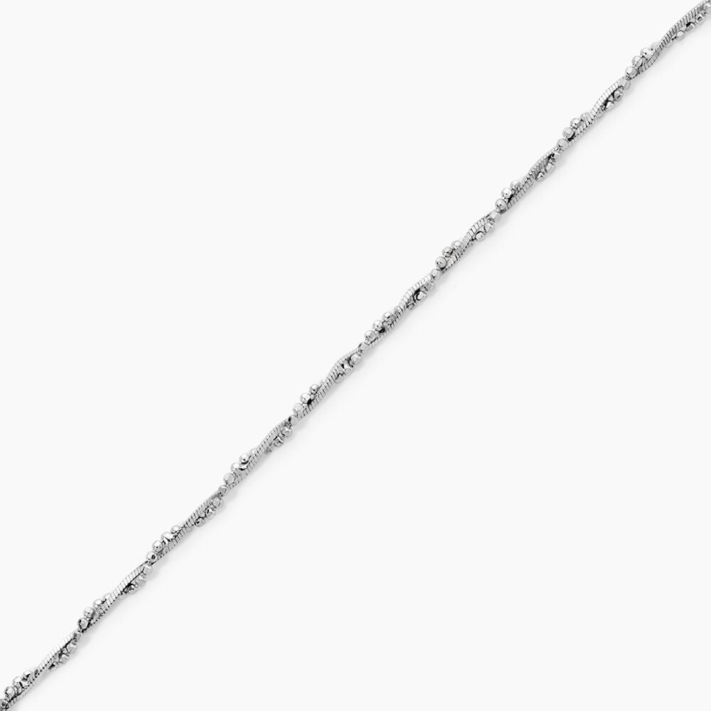 Bracelet Saman Argent Blanc - Bracelets fantaisie Femme | Marc Orian
