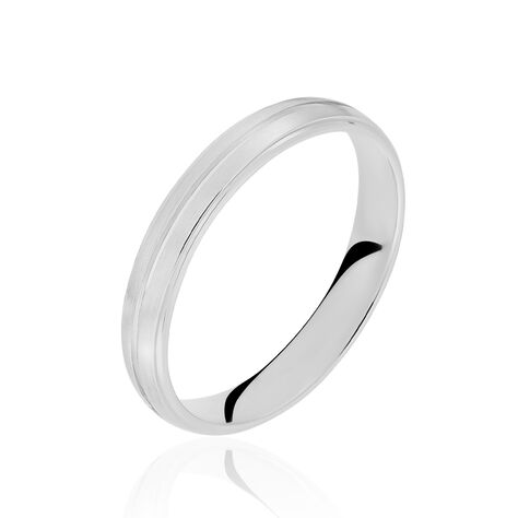 Alliance Circios Demi Jonc Classique Or Blanc - Alliances duo Unisex | Marc Orian