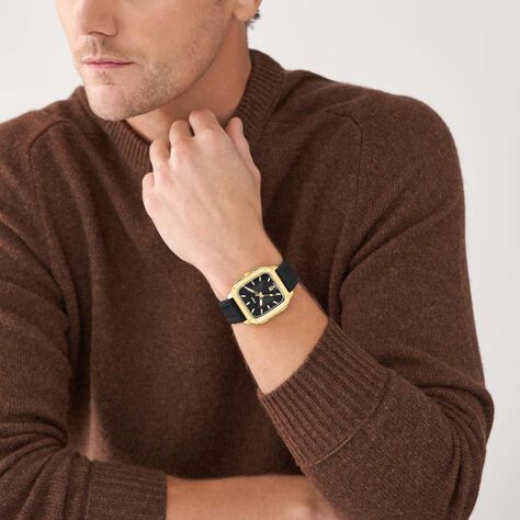Montre Fossil Inscription Noir - Montres Homme | Marc Orian