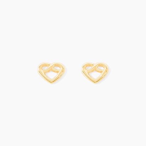 Boucles D'oreilles Puces Hartwin Or Jaune - Puces Famille | Marc Orian