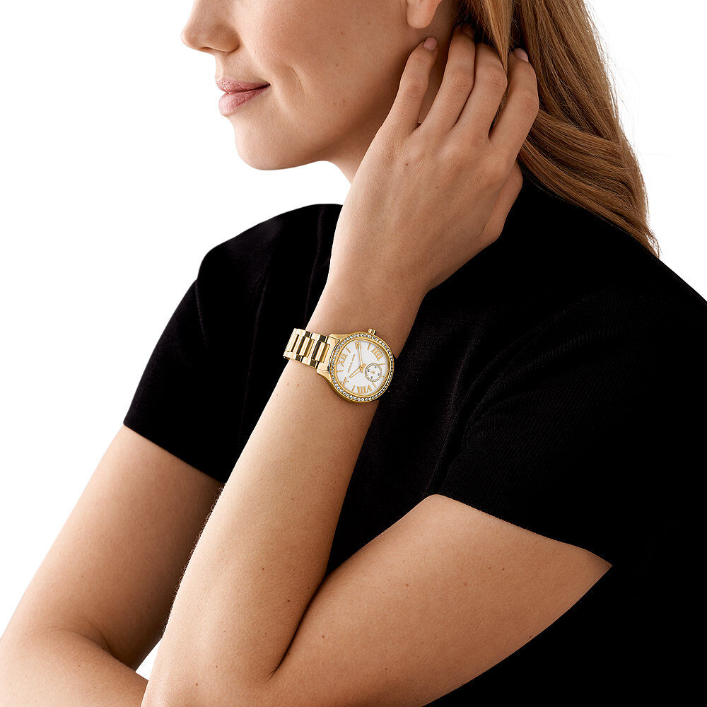 Montre Michael Kors Sage Nacre Blanche - Montres étanches Femme | Marc Orian