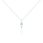 Collier Or Blanc Raquel Topaze - Colliers avec pierres Femme | Marc Orian