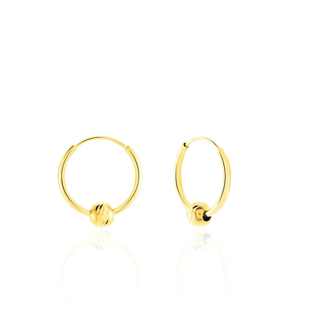 Cr&eacute;oles Anaell Or Jaune - Cr&eacute;oles Femme | Marc Orian