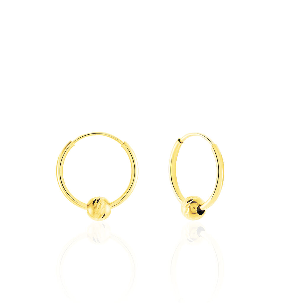 Cr&eacute;oles Anaell Or Jaune - Cr&eacute;oles Femme | Marc Orian