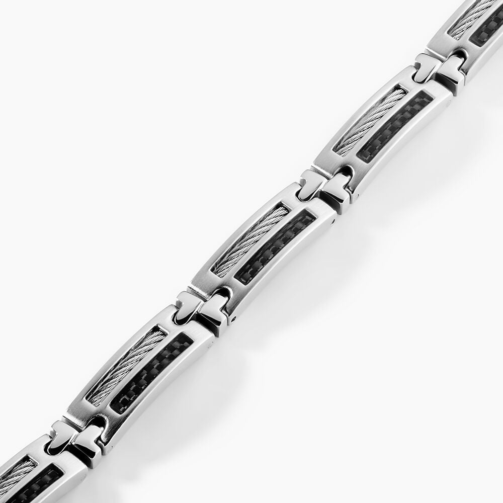 Bracelet Acier Blanc - Bracelets cha&icirc;nes Homme | Marc Orian