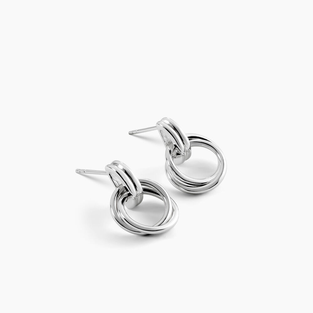 Cr&eacute;oles Poly Argent Blanc - Cr&eacute;oles Femme | Marc Orian