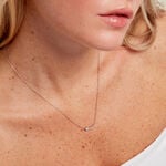 Collier Esperance Argent Blanc Oxyde De Zirconium - Colliers avec pierres Femme | Marc Orian